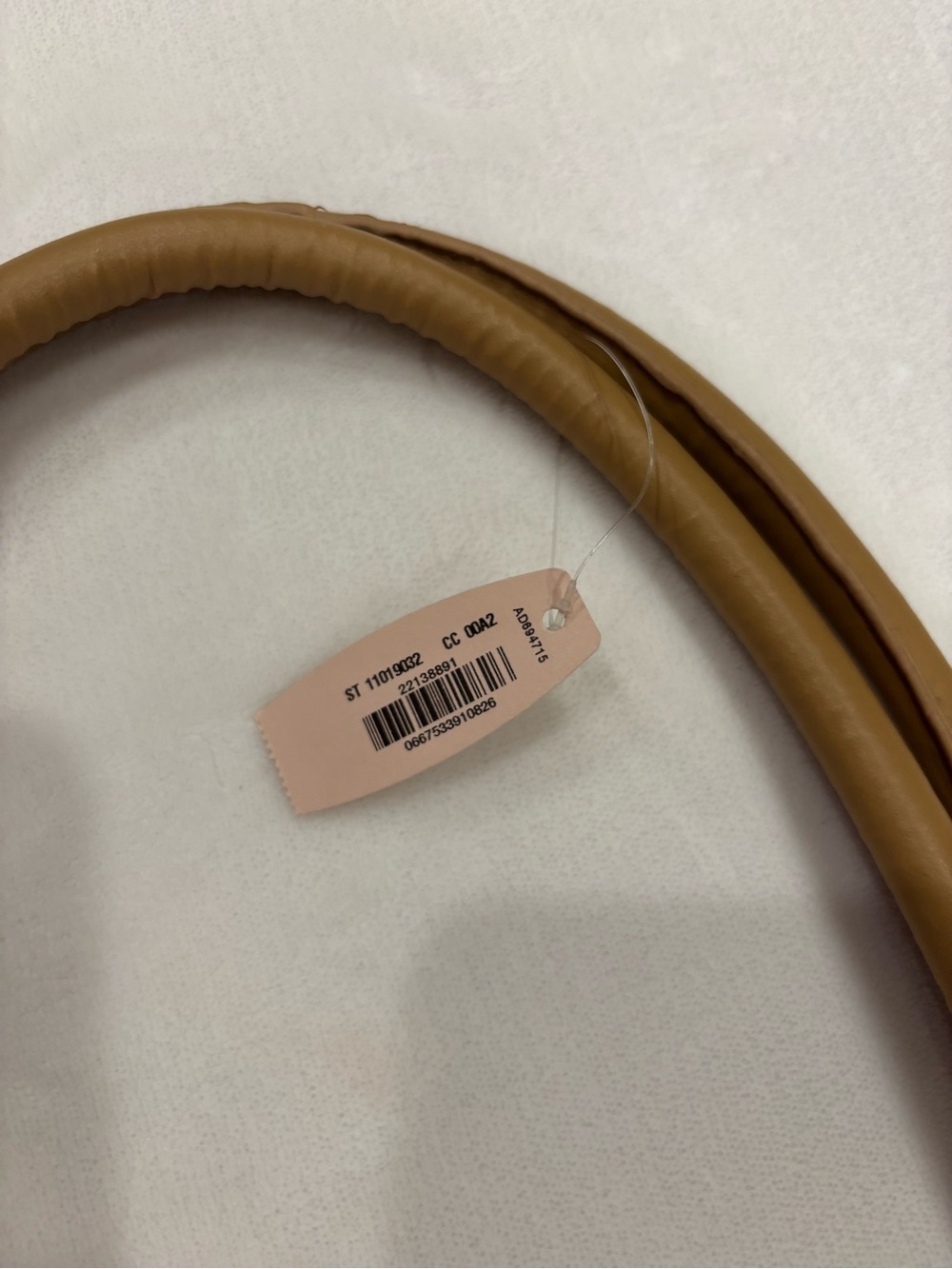 Victoria's Secret Hot Pink Tote with Tan Handles - Picture 2 of 5